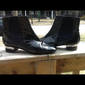 Franco Sarto size 8 black booties